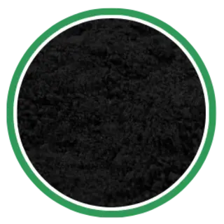 Black LujoFill hair fibre shade