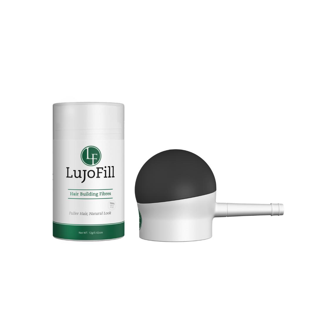 LujoFill Hair Fibres and applicator bundle